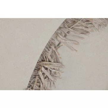 Decoracion pared mdf fibra 80x5x120 3d blanco