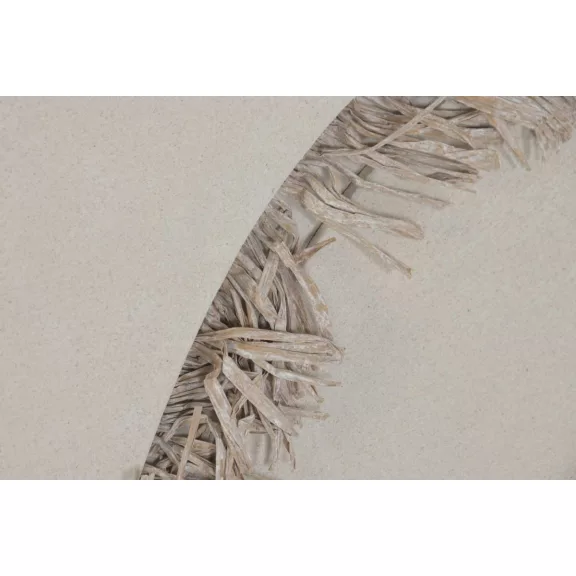 Decoracion pared mdf fibra 80x5x120 3d blanco