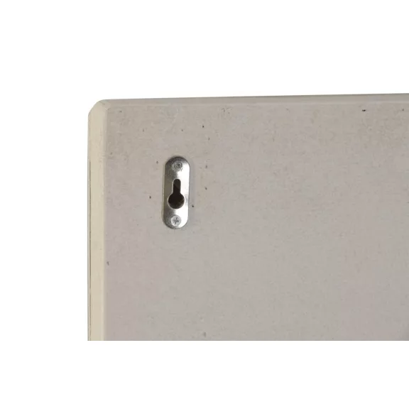 Decoracion pared mdf fibra 80x5x120 3d blanco