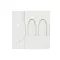 Decoracion pared mdf 80x6,5x80 arcos escalera 3d