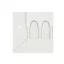 Decoracion pared mdf 80x6,5x80 arcos escalera 3d