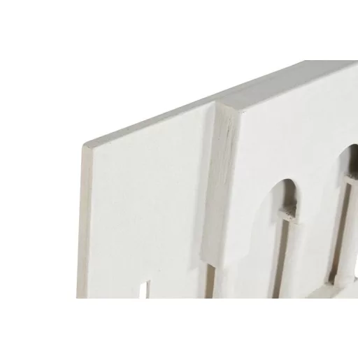 Decoracion pared mdf 80x6,5x80 arcos escalera 3d