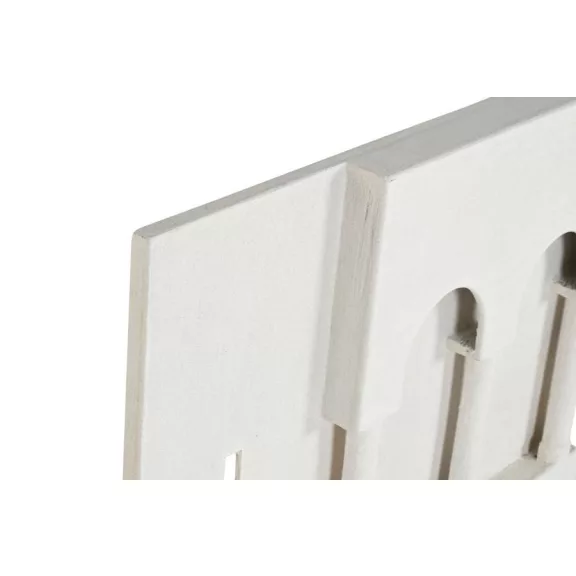 Decoracion pared mdf 80x6,5x80 arcos escalera 3d