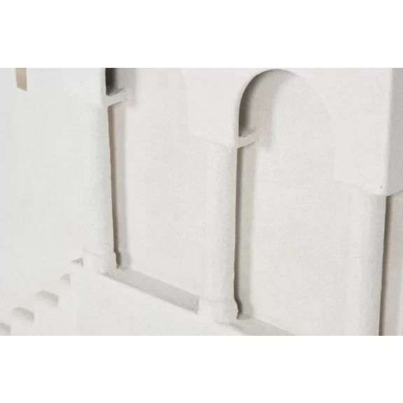 Decoracion pared mdf 80x6,5x80 arcos escalera 3d