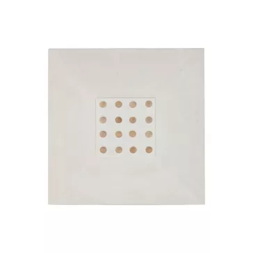 Decoracion pared mdf abeto 80x8x80 bolitas 3d