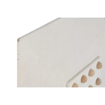 Decoracion pared mdf abeto 80x8x80 bolitas 3d