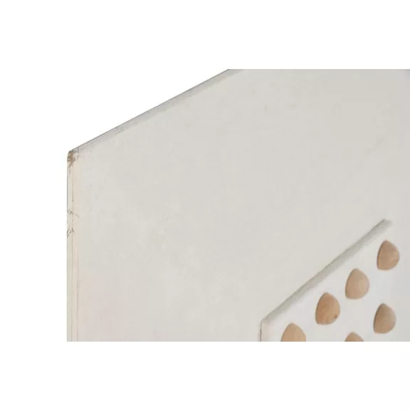 Decoracion pared mdf abeto 80x8x80 bolitas 3d