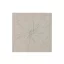 Decoracion pared mdf 80x6x80 abstracto 3d blanco