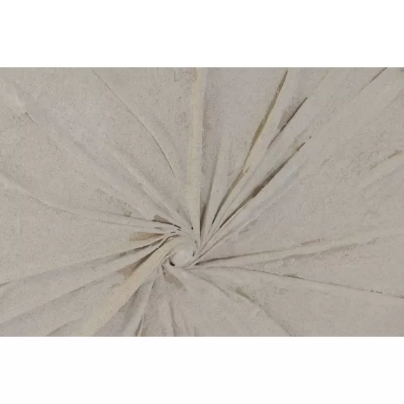 Decoracion pared mdf 80x6x80 abstracto 3d blanco