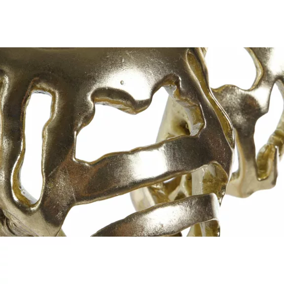 Arany faldekoráció – Elefánt figura, 47 × 27,5 × 50,5 cm