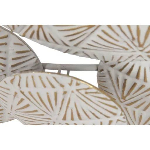Decoracion pared metal 102x7x74 circulos decape