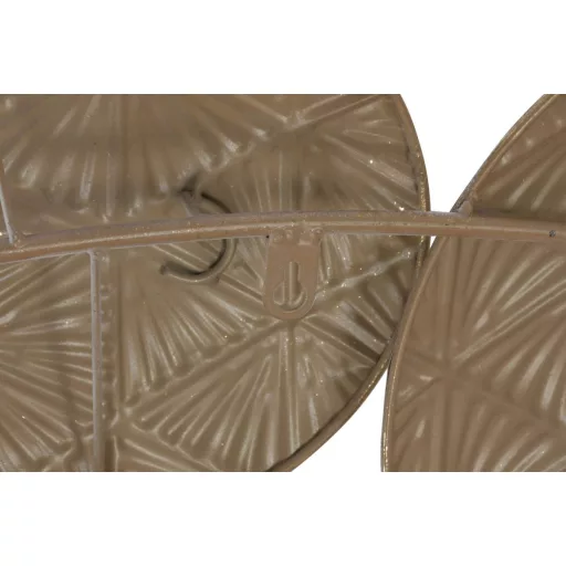 Decoracion pared metal 102x7x74 circulos decape