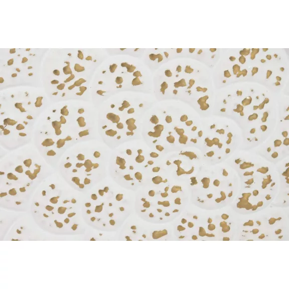 Decoracion pared metal 137x11x56,5 flor decape
