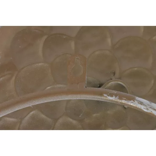 Decoracion pared metal 137x11x56,5 flor decape