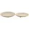 Decoracion pared set 2 metal 44x44x5 mandala