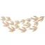 Decoracion pared fibra metal 126x5x40 golondrinas