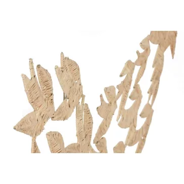 Decoracion pared fibra metal 126x5x40 golondrinas