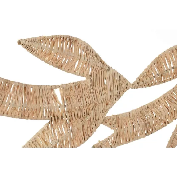 Decoracion pared fibra metal 126x5x40 golondrinas