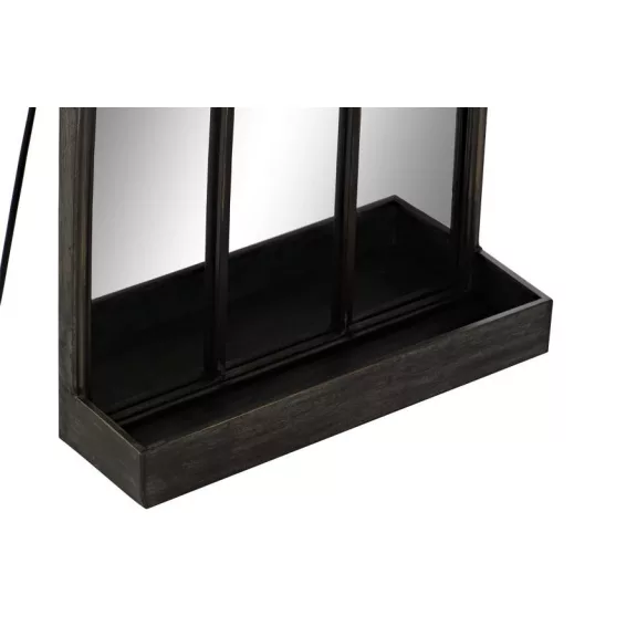 Tükör fém tükör 40x12x80 fekete