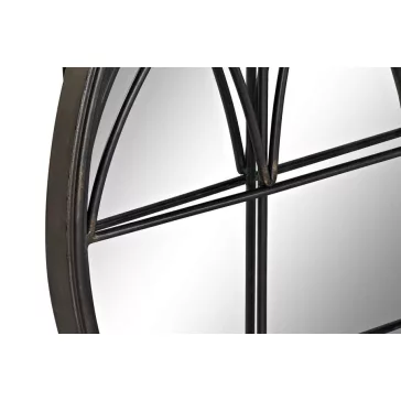 Tükör fém tükör 76x3x76 fekete