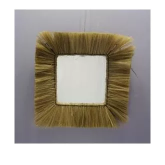 Tükör juta üveg 55x7x55 természetes