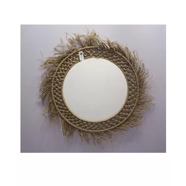 Tükör juta üveg 60x4x60 természetes
