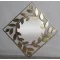 Tükör fém 120x2,5x120 laurel aranyozott