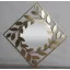 Tükör fém 120x2,5x120 laurel aranyozott
