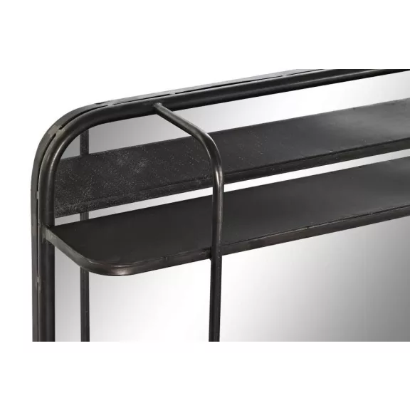 Tükör fém 80x12x50 fekete
