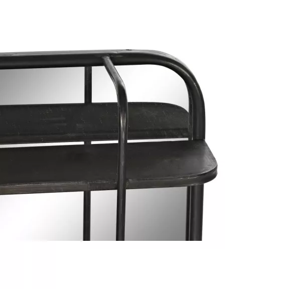 Tükör fém 80x12x50 fekete
