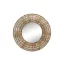 Tükör rattan 60x6x60 természetes barna 