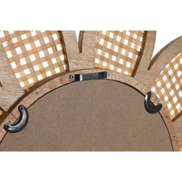 Tükör bambusz 60x2x60 nap természetes barna