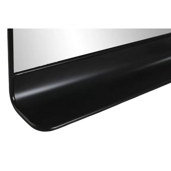 Tükör fém 70.5x12x36 tartó fekete
