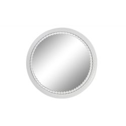 Tükör fém 85x9,5x85 cm fehér