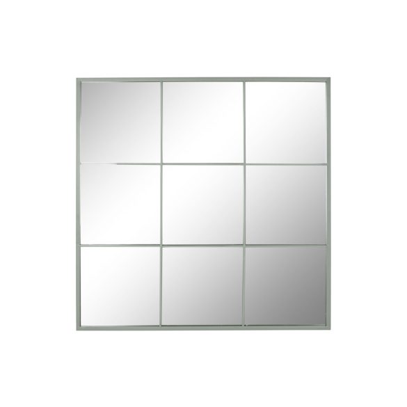 Tükör ablak fém, üveg 90x2x90 cm menta