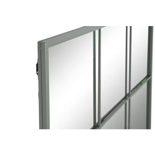 Tükör ablak fém, üveg 90x1x120 cm menta