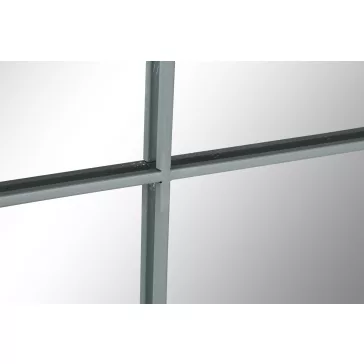 Tükör ablak fém, üveg 90x1x120 cm menta