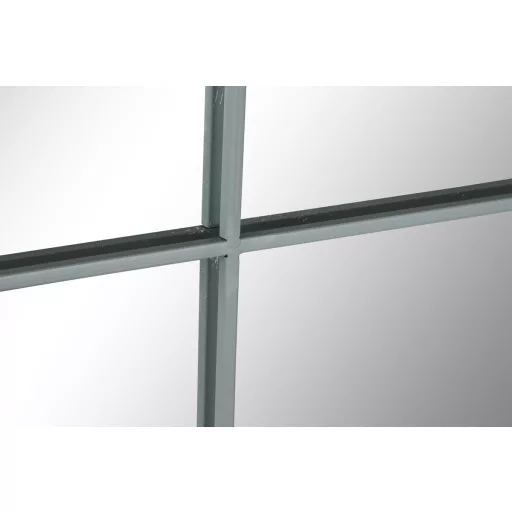 Tükör ablak fém, üveg 90x1x120 cm menta