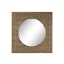 Tükör fém 80x6x80 cm arany