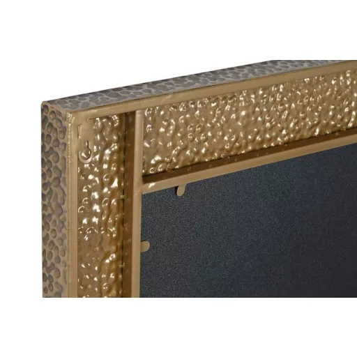 Tükör fém 80x6x80 cm arany