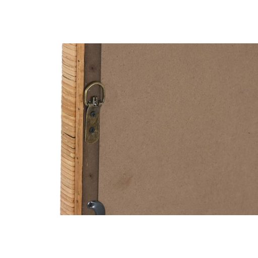 Tükör rattan, üveg 50x3,5x120 cm natúr