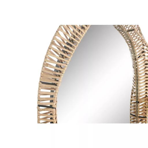 Tükör rattan, üveg 61,5x7x117 cm natúr