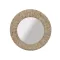 Espejo metal cristal 78x4x78 decape dorado