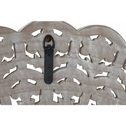 Tükör mangófa, mdf 89x2x89 cm fehér