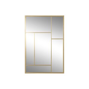 Espejo hierro cristal 60x2x90 dorado