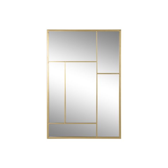 Espejo hierro cristal 60x2x90 dorado