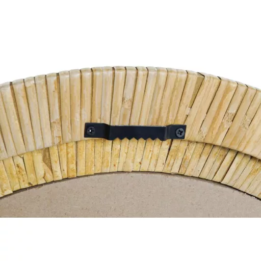 Tükör kerek rattan, üveg 60,5x5x60,5 cm natúr