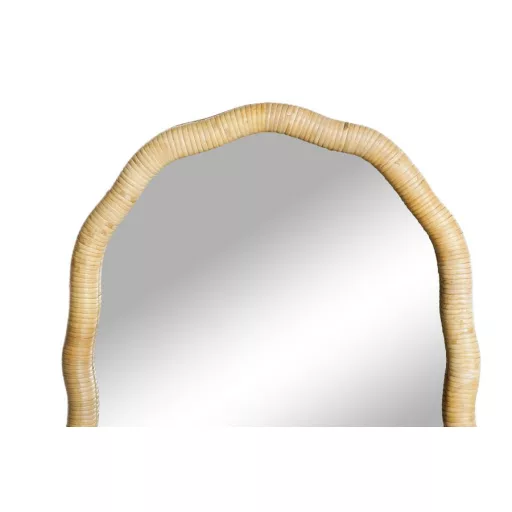 Tükör egész alakos rattan, üveg 51x4,5x120 cm natúr