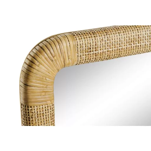 Tükör egész alakos rattan, üveg 55x4x95 cm natúr