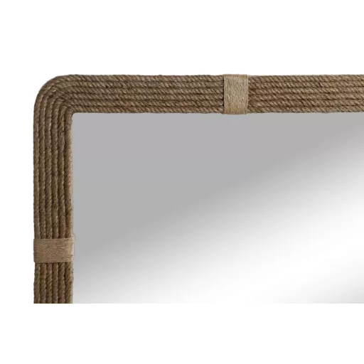 Tükör egész alakos kötél, üveg 66x3,5x153 cm natúr